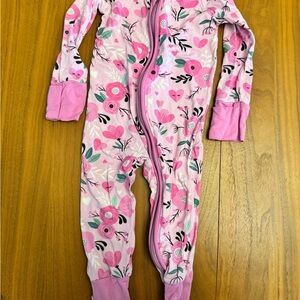 Little Sleepies Sweetheart Floral Zippy size 0-3M